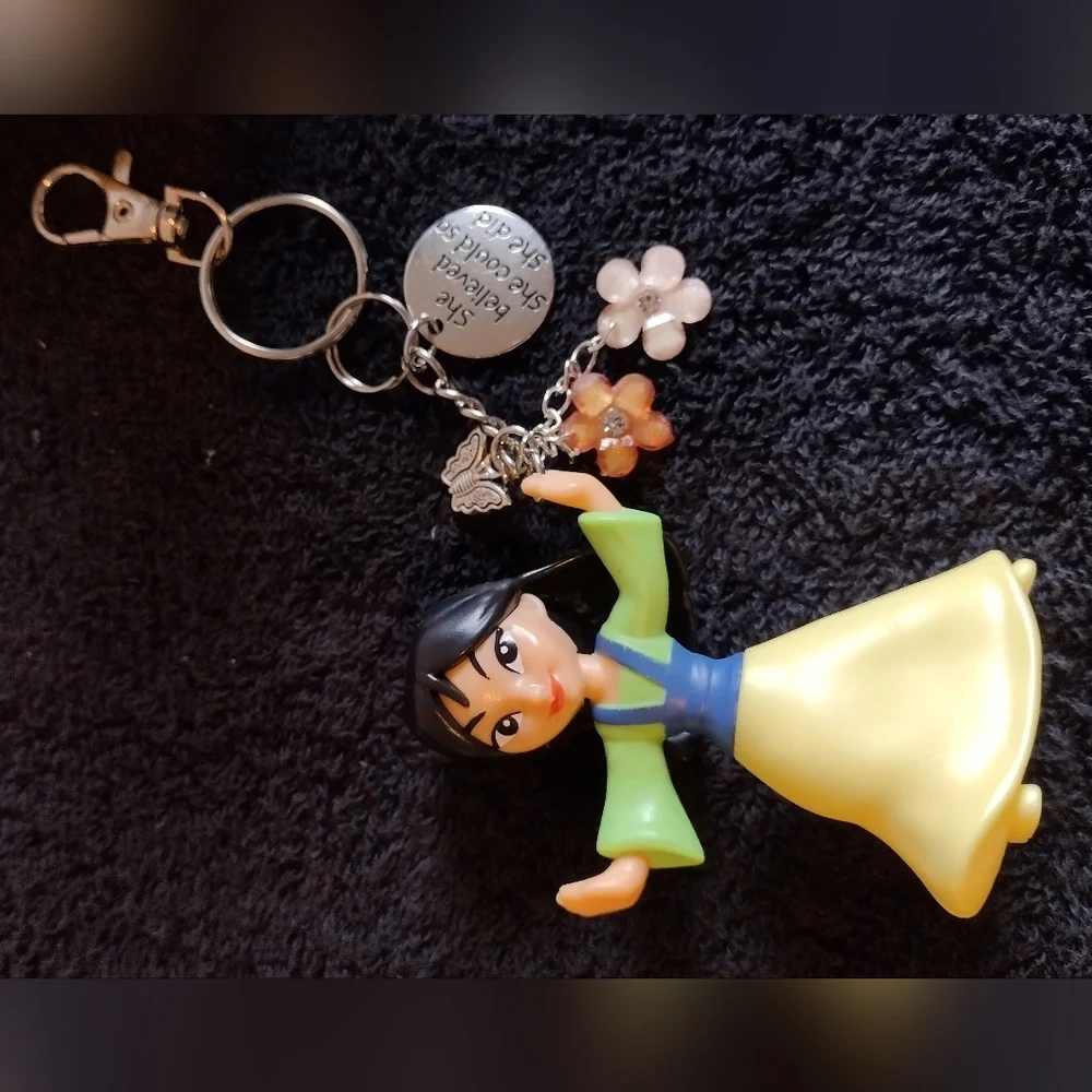 ⭐Custom made Disney's Mulan Keychain 
